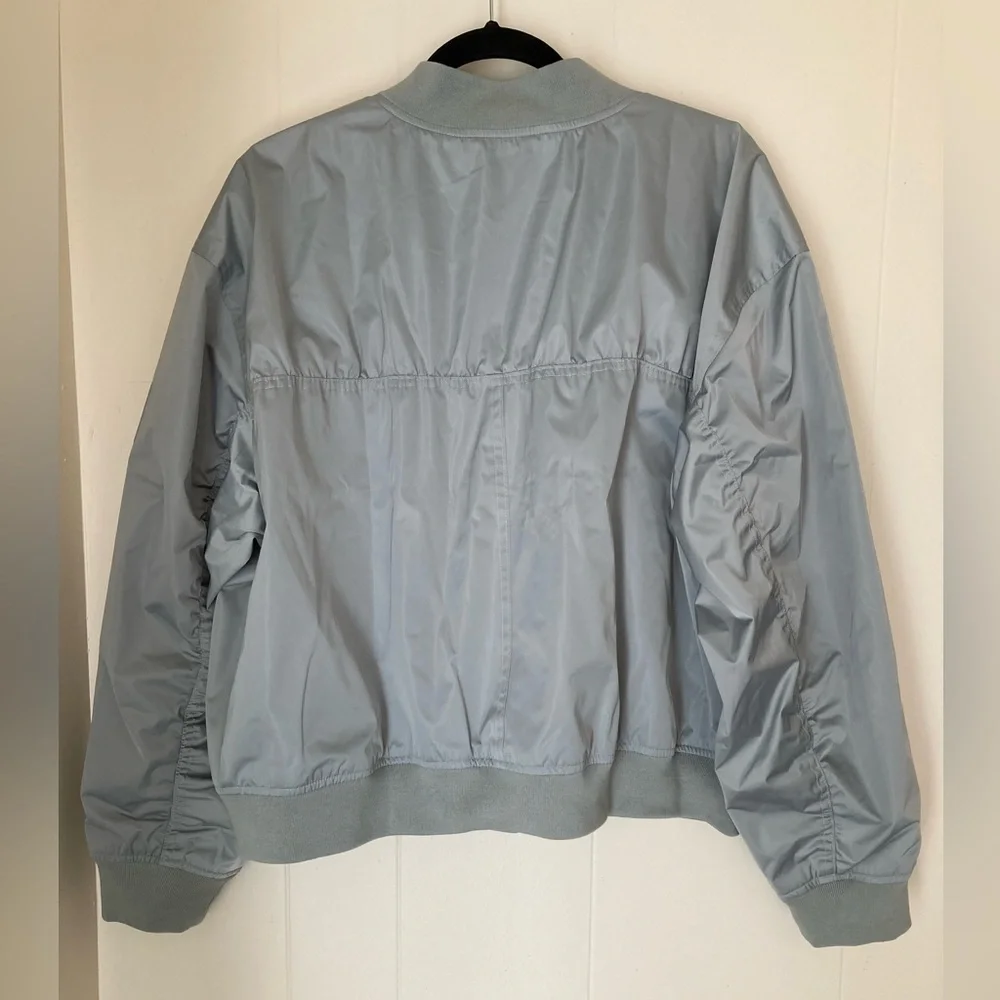NWT Athleta Flex Bomber Jacket in Vera Green XL Tall XLT